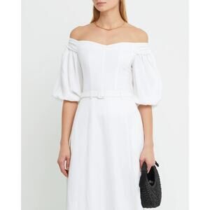 Few Moda Nacido Puff Sleeves Top - S - White